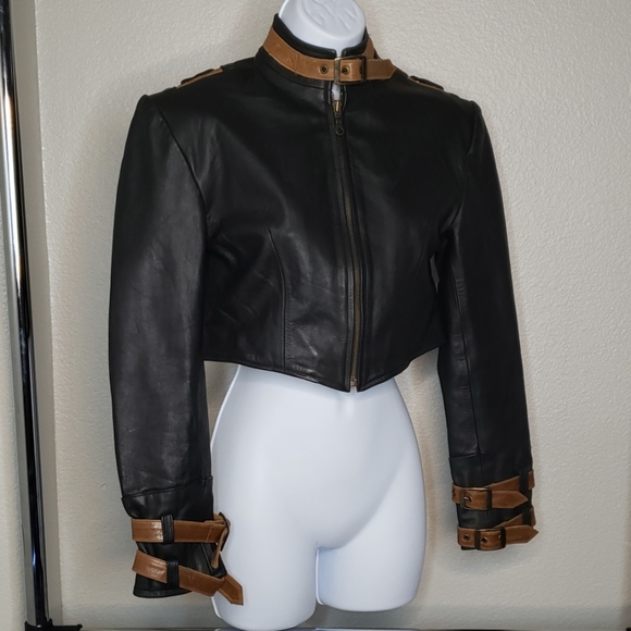 Mystic City Jackets & Blazers - Retro Style Leather Jacket